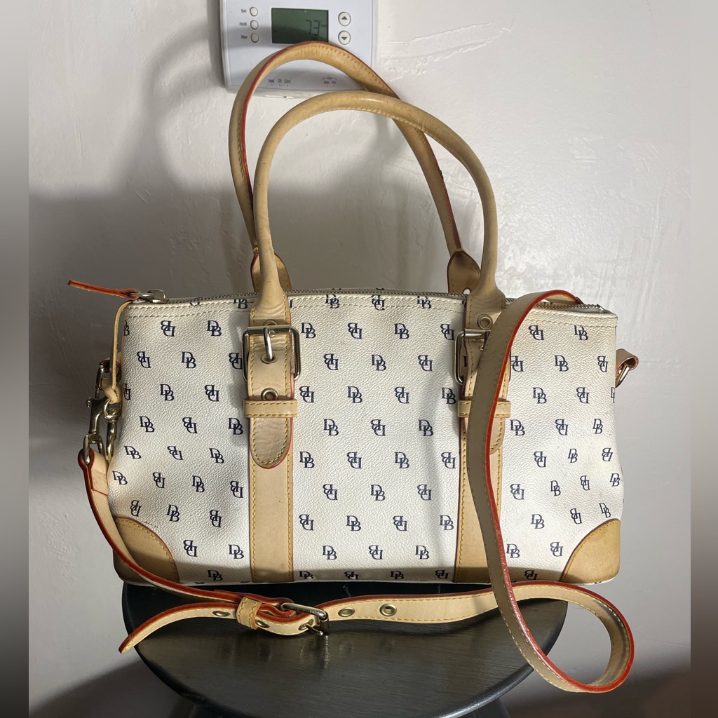 Vintage Dooney And Bourke Domed Satchel
